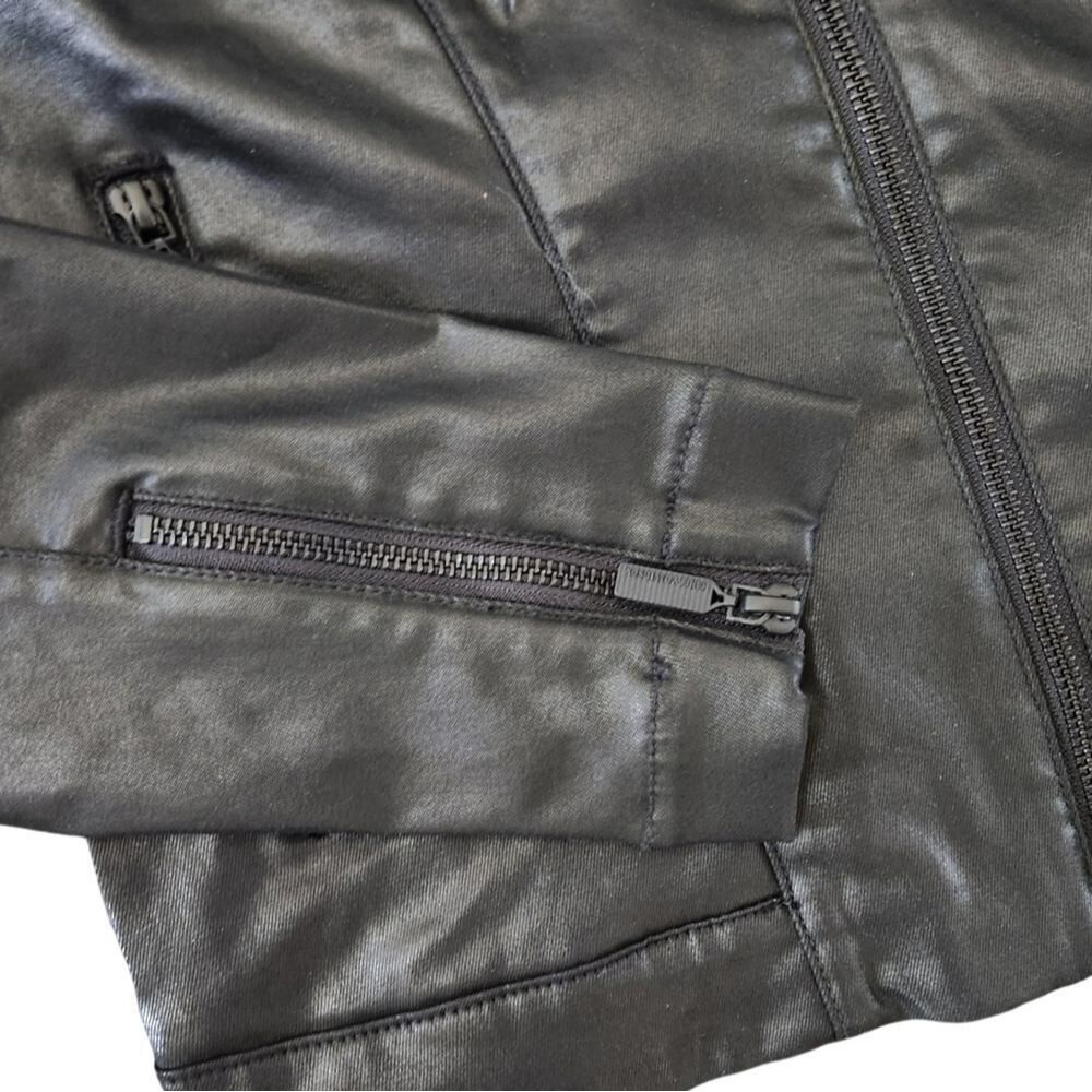 Harley-Davidson Women's Angel Wing Embroidered Moto Jacket Black Size M - Picture 7 of 9